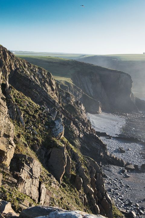 Photograph from Harltand Point, on the northern coast of Devon.