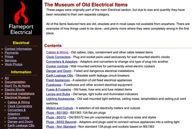 The Museum of Old Electrical Items