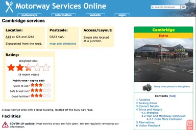 Motorway Services Online
